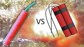 Firecrackers vs Dynamite  The BIGGEST Difference [upl. by Sitoeht539]