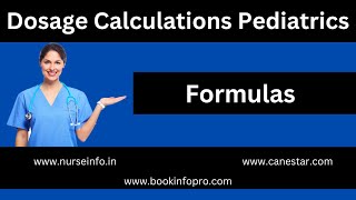 Dosage Calculations Pediatrics Formulas  SNB EXAMINATION  SINGAPORE NURSING BOARD [upl. by Rivkah591]