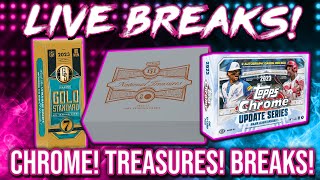 SATURDAY NIGHT BREAKS  Chrome Update National Treasures Sterling WWE amp More [upl. by Seyler]