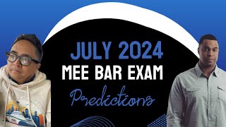 Bar Exam Drills Podcast  Ep 017  July 2024 MEE UBE Bar Exam Essay Predictions [upl. by Denison114]