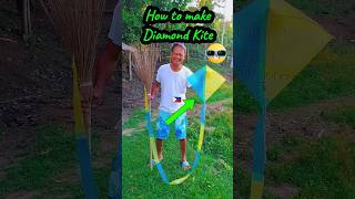 Diamond Kite Tutorial 🪁Happy 1000 Subscribers 🤗  Rodgin Vlogs TV [upl. by Ennaxxor]