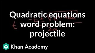 Example 4 Applying the quadratic formula  Quadratic equations  Algebra I  Khan Academy [upl. by Eeclehc]