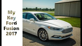 MyKey Ford Fusion 2017 [upl. by Irtimd]