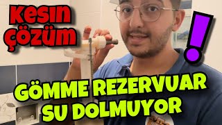 GÖMME REZERVUAR SU DOLMUYOR  ŞAMANDIRA DEĞİŞİMİ [upl. by Aicyla696]