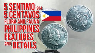 5 Sentimo 1984  5 Centavos  Philippines  Features and Details  All About Coins [upl. by Ynnattirb]