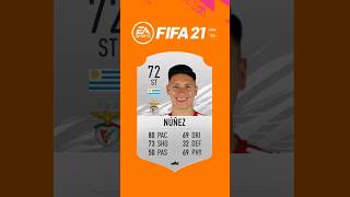 Darwin Núñez  FIFA Evolution FIFA 21  EAFC 24 [upl. by Adnoved343]