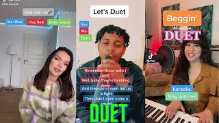 Sing With Me  Duet TikTok Music Challenge 🎶 [upl. by Otsuj]