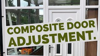 Composite Door Adjustment amp Loose Hinge Fix [upl. by Olaf731]