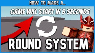 How to Make a Working Round System in Roblox Studio  Roblox Studio Scripting Tutorial [upl. by Nivrag]