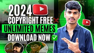 Youtube Videos Ke Liye Memes Kaise Download Kare  How To Download Memes 2024 Copyright Free [upl. by Elleynad686]