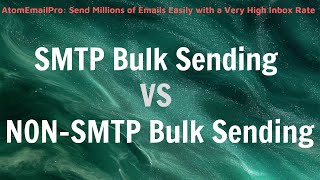 Automated bulk email sending software  SMTP Sending vs NO SMTP Webmail Sending [upl. by Sutsugua775]