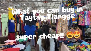 Taytay Tiangge 2024  WHAT YOU CAN BUY IN TAYTAY TIANGGE [upl. by Noerb]