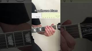 Roadhouse Blues Guitar  Tabs guitartabs guitartutorial guitarcover [upl. by Ernesto]