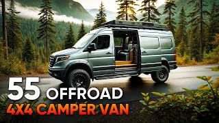 55 Offroad 4x4 Camper Van for Your Wildest Adventures [upl. by Mariandi]