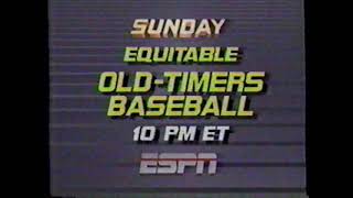 1988 ESPN Equitable Old Timers Game Commercial Al Hrabosky [upl. by Guntar]