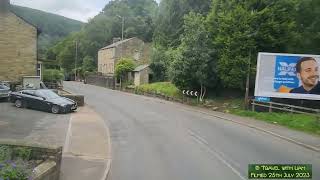 Route 592 Service Todmorden to Burnley Bus Station [upl. by Galitea]