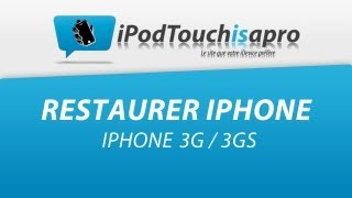 Restaurer un iPhone 3G3GS sous le 41421 au 061500 [upl. by Alcine]