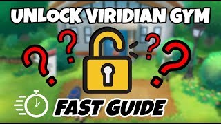 How To Unlock Viridian City Gym  Pokemon Lets Go Quick Guide [upl. by Gavini]