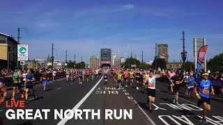 Great North Run 2023 Live  Tyne Bridge [upl. by Barbuto]