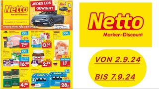 NETTO Prospekt Angebote Werbung Gültig von 2924 bis 7924Werbungde [upl. by Dnomyad]