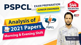 Analysis of PSPCL 2021 Morning amp Evening shift Electrical Branch  Important topics discussed [upl. by Carolle730]