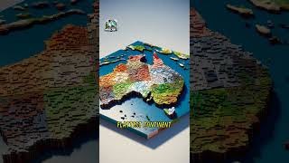 Minecraft Australia is the flattest continent [upl. by Don]