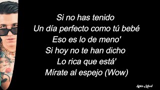 Lenny Tavárez Feid  EMPELOTICA LETRA [upl. by Almond]