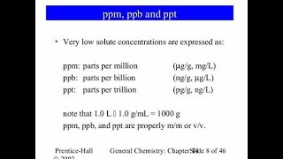 Gravimetric analysis and pptppbppmPPT [upl. by Bleier]