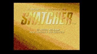 Snatcher  Sega Mega CD Framemeister 1080p [upl. by Thacher103]