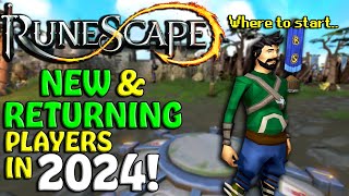 BEST Tips For NEW amp RETURNING Players  RuneScape 3 2024 [upl. by Arleta]