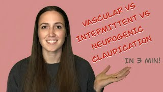 VascularIntermittent vs Neurogenic Claudication [upl. by Ellis349]