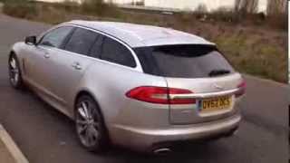 2013 Jaguar XF Sportbrake V6 S review [upl. by Acinorav345]