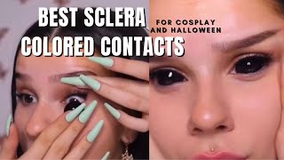 Best scleracolored contacts for Halloween and Cosplay [upl. by Brost]