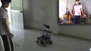 Source Code Available Human Following Mobile Robot [upl. by Oiluj]