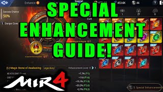 MIR4  Special Enhancement Guide Upgrade Magic Stones Spirit Treasures Spectrumite More [upl. by Rybma]