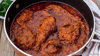 AFRICAN CHICKEN STEW  The Best Chicken Tomato Stew  Cameroonian Chicken Stew [upl. by Mahseh]