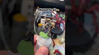 Maugan Ra wip 🎨 warhammer40k craftworlds mauganra oldhammer freehand spoontasticminis [upl. by Llerahc]