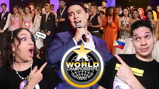 Waleska amp Efra react to FILIPINO SINGING World Champions for the first time [upl. by Anitserp]