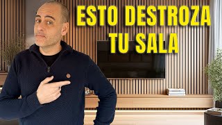 📺CÓMO DECORAR LA PARED TV PARA UNA SALA BONITA Y ELEGANTE  TRUCOS PARA UNA SALA LUJOSA 🔥 [upl. by Gasparo]