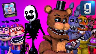 Gmod FNAF  Review  Brand New Nightmare And Unwithered Animatronic Ragdolls amp More [upl. by Tansey]