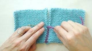 The Mattress Stitch Sewing for Knitters [upl. by Acemaj977]