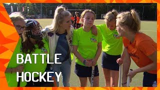 Battle Hockey met Lauren Stam en Caspar van Dijk  ZAPPSPORT [upl. by Cima620]