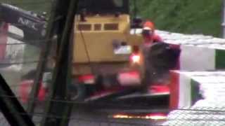 Jules Bianchi crash en direct Suzuka F1 2014 [upl. by Githens]