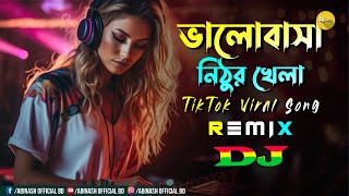 Bhalobasha Nithur Khela Dj  Momtaz  Bangla Viral Dj Gaan  Dj Abinash BD  TikTok Trending Song [upl. by Odranar950]