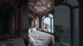 Cliffside mansion        midjourney mansion bedroomdesign luxury luxuryhomes luxur [upl. by Paige]