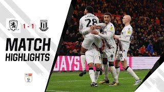 A Good Point On The Road 🛣️  Middlesbrough 11 Stoke City  Highlights [upl. by Dorena]