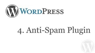 Wordpress 4  Anti Spam Plugin [upl. by Jessey843]