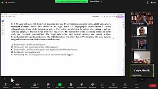 Vascular online training Prof Samer carotid viva question for last year vascular fellows [upl. by Nurse]