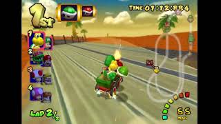 N64 Kalimari Desert  Mario Kart Double Dash Custom Track [upl. by Delp]