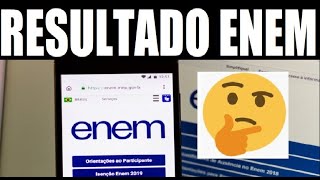 Como consultar o resultado ENEM [upl. by Eledoya912]